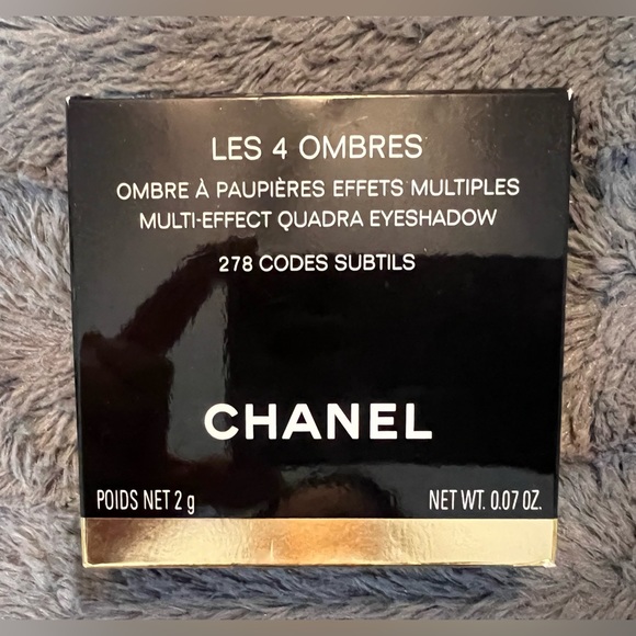 BNIB Chanel Les 4 Ombres Eyeshadow #278 Codes Subtils - Picture 10 of 12